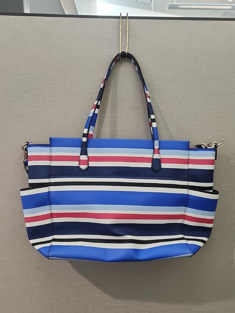Kate Spade Kaylie Baby Bag Tote In Laurel Way Stripe
